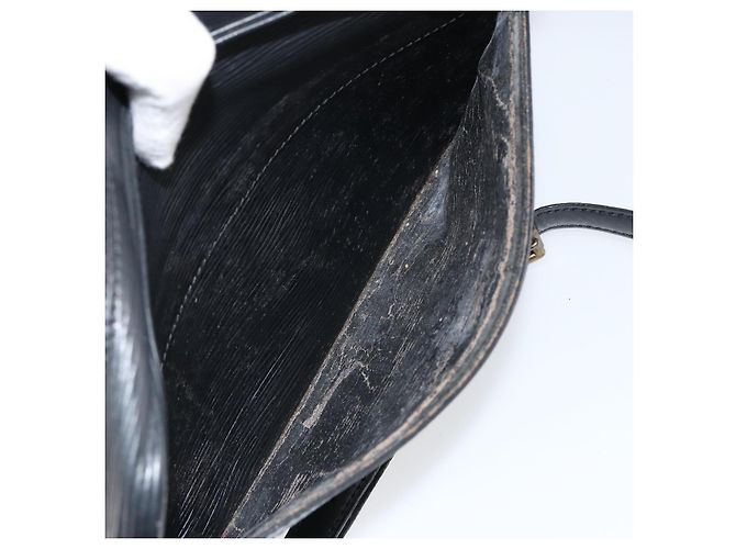 LOUIS VUITTON Borsa a Spalla Epi Trocadero 27 Nera M52312 LV Auth 151092 Nero - vista 23