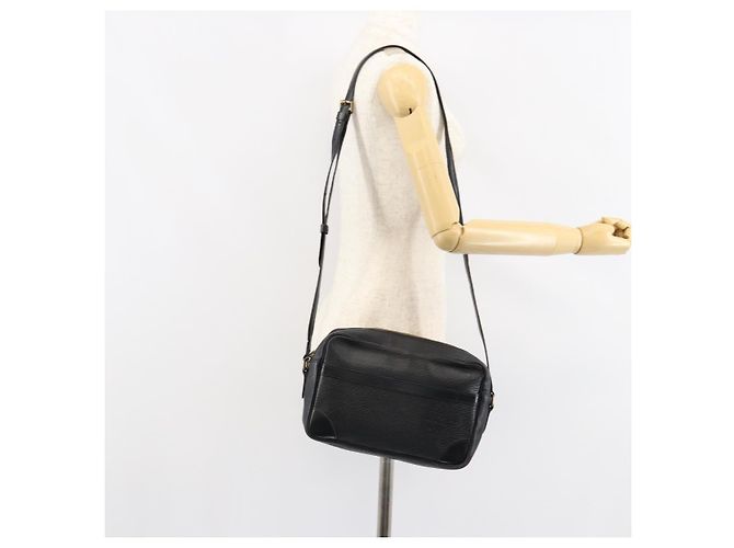 LOUIS VUITTON Borsa a Spalla Epi Trocadero 27 Nera M52312 LV Auth 151092 Nero - vista 24