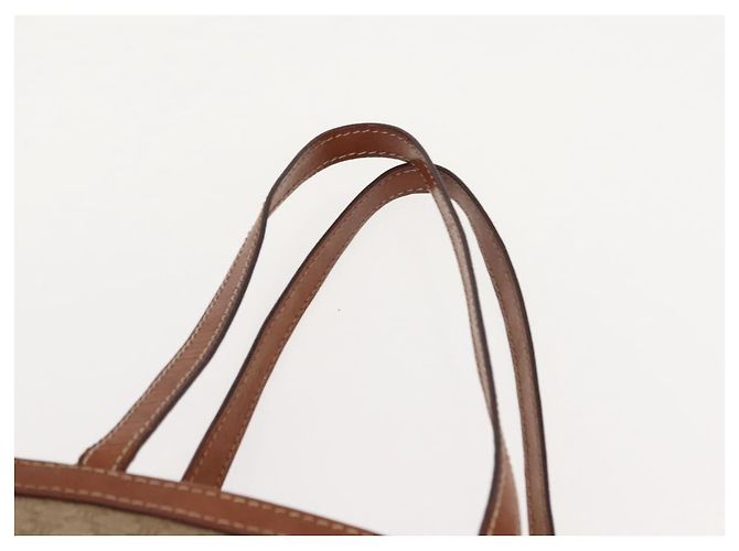 Céline CELINE Macadam Canvas Tote Bag PVC Beige Auth 151976 - Ansicht 14
