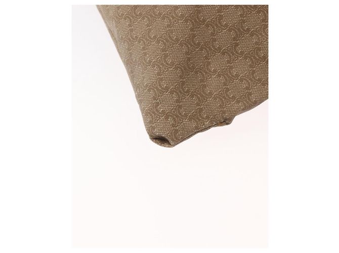 Céline CELINE Macadam Canvas Tote Bag PVC Beige Auth 151976 - Ansicht 16