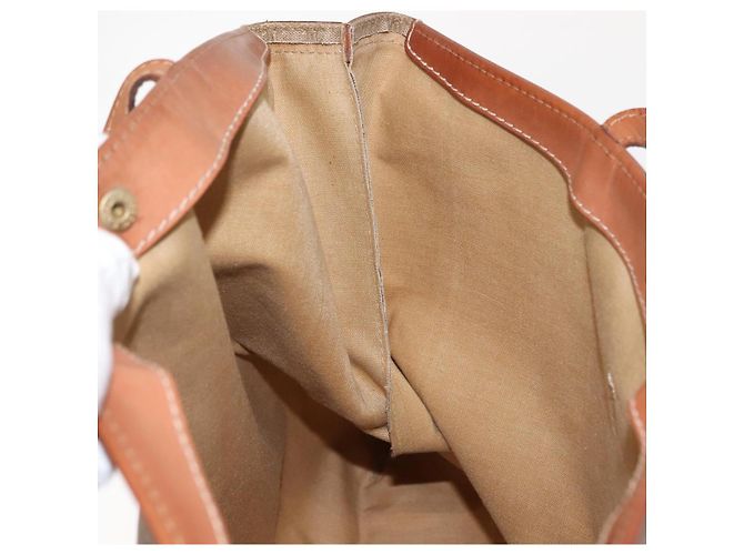 Céline CELINE Macadam Canvas Tote Bag PVC Beige Auth 151976 - Ansicht 19