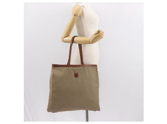 Céline CELINE Macadam Canvas Tote Bag PVC Beige Auth 151976 - Ansicht 21
