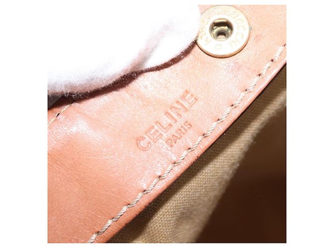 Céline CELINE Macadam Canvas Tote Bag PVC Beige Auth 151976 - Ansicht 9