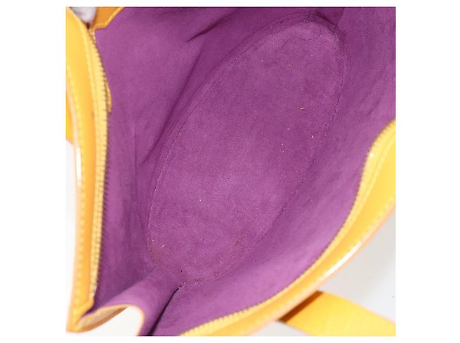 LOUIS VUITTON Borsa Lunga con Manici Saint Jacques Epi Gialla M52339 LV Auth 152206 Giallo - vista 11