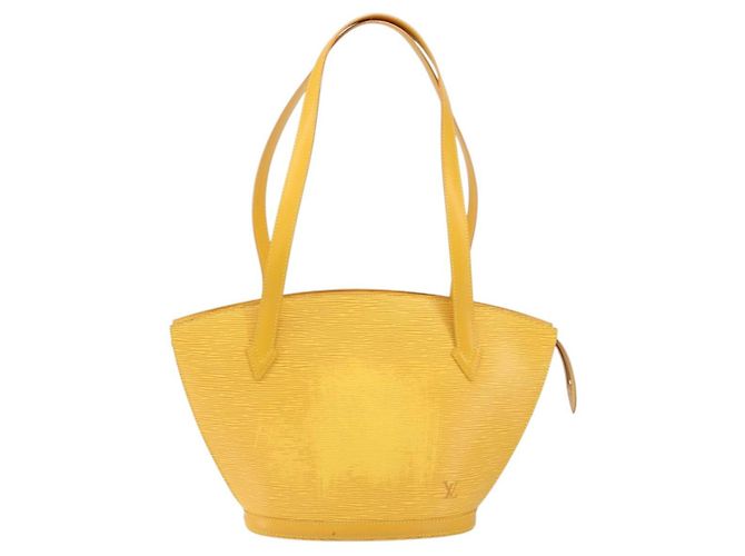 LOUIS VUITTON Borsa Lunga con Manici Saint Jacques Epi Gialla M52339 LV Auth 152206 Giallo - vista 13