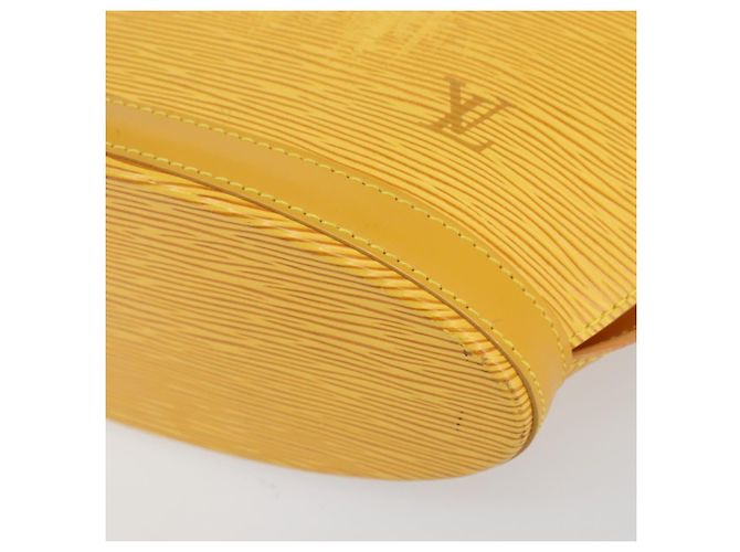LOUIS VUITTON Borsa Lunga con Manici Saint Jacques Epi Gialla M52339 LV Auth 152206 Giallo - vista 14