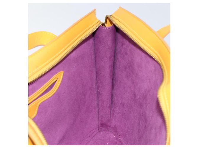 LOUIS VUITTON Borsa Lunga con Manici Saint Jacques Epi Gialla M52339 LV Auth 152206 Giallo - vista 18