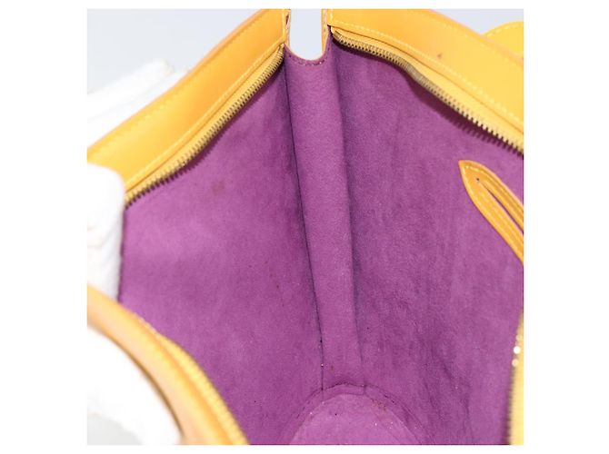 LOUIS VUITTON Borsa Lunga con Manici Saint Jacques Epi Gialla M52339 LV Auth 152206 Giallo - vista 19
