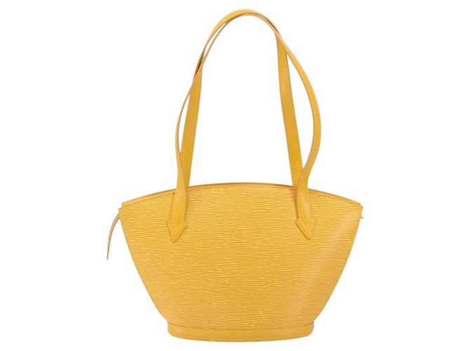 LOUIS VUITTON Borsa Lunga con Manici Saint Jacques Epi Gialla M52339 LV Auth 152206 Giallo - vista 2