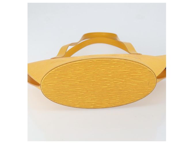 LOUIS VUITTON Borsa Lunga con Manici Saint Jacques Epi Gialla M52339 LV Auth 152206 Giallo - vista 5