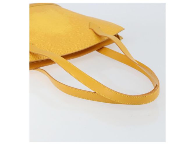 LOUIS VUITTON Borsa Lunga con Manici Saint Jacques Epi Gialla M52339 LV Auth 152206 Giallo - vista 7