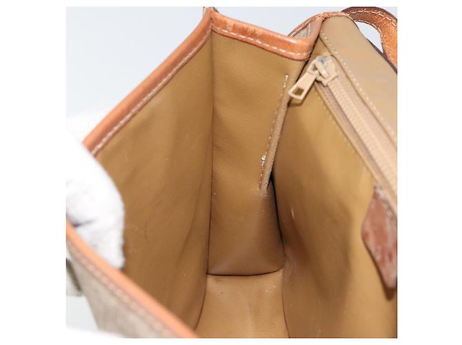 Céline Borsa a Spalla in Tela Macadam CELINE PVC Beige Auth 151980 - vista 20