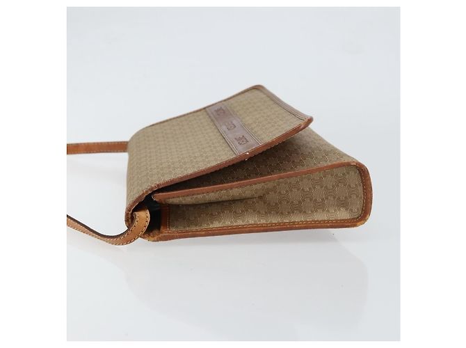 Céline Borsa a Spalla in Tela Macadam CELINE PVC Beige Auth 151980 - vista 4