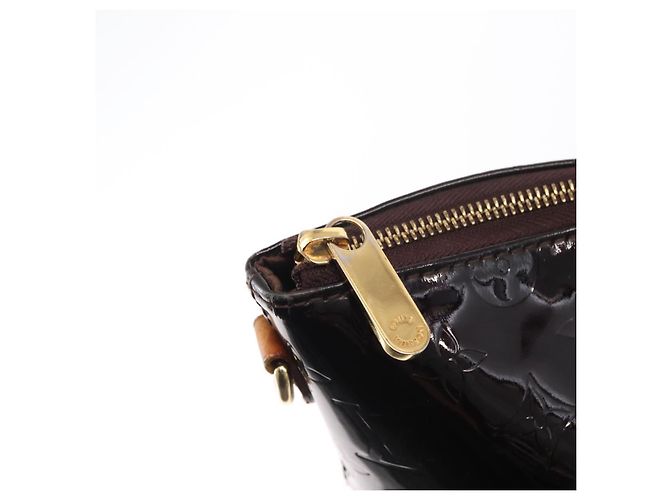 LOUIS VUITTON Monogram Vernis Bellevue GM Tote Bag Amarante M93589 Auth 149692 Dark red - view 18