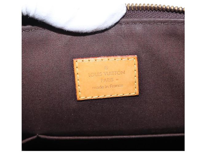 LOUIS VUITTON Monogram Vernis Bellevue GM Tote Bag Amarante M93589 Auth 149692 Dark red - view 19