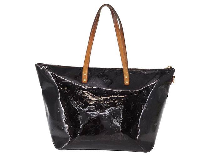 LOUIS VUITTON Monogram Vernis Bellevue GM Tote Bag Amarante M93589 Auth 149692 Dark red - view 2