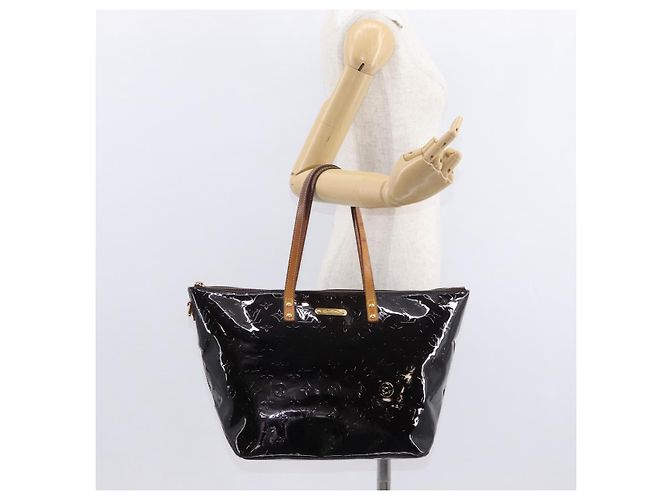 LOUIS VUITTON Monogram Vernis Bellevue GM Tote Bag Amarante M93589 Auth 149692 Dark red - view 23