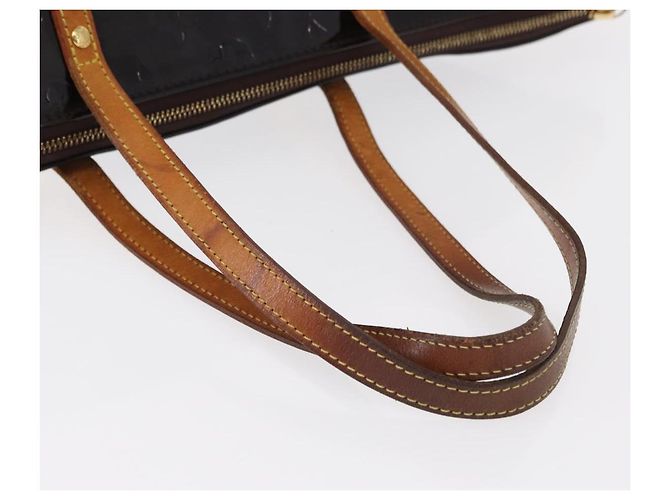 LOUIS VUITTON Monogram Vernis Bellevue GM Tote Bag Amarante M93589 Auth 149692 Dark red - view 8