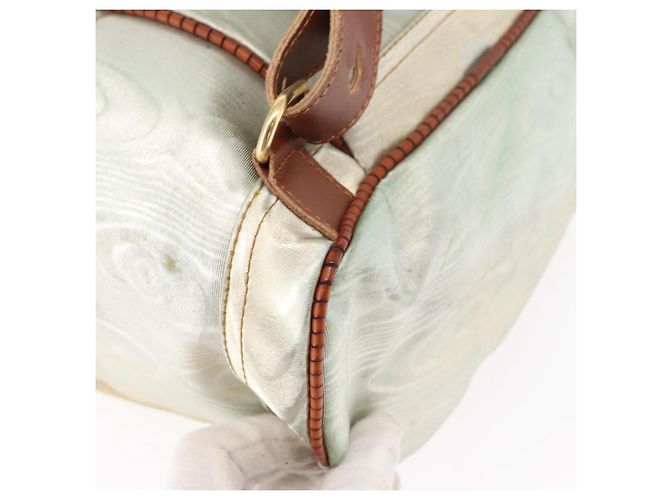 Mochila LOEWE de lona recubierta oro plata auténtica 149520 - vista 15