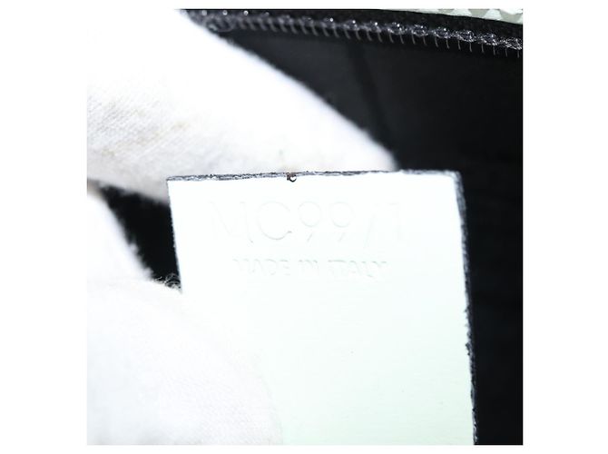 Céline Borsa Tote in pelle argento e bianco Auth 152230 - vista 12
