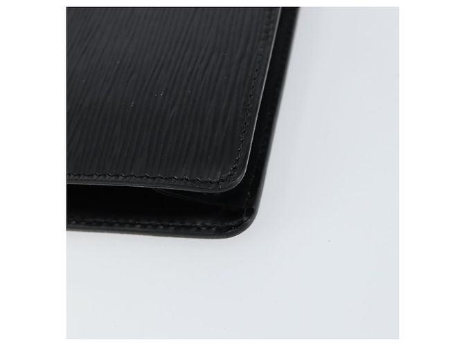 LOUIS VUITTON Pochette Uomo Epi Borsa a Mano Nera M52522 LV Auth 149707 Nero - vista 16
