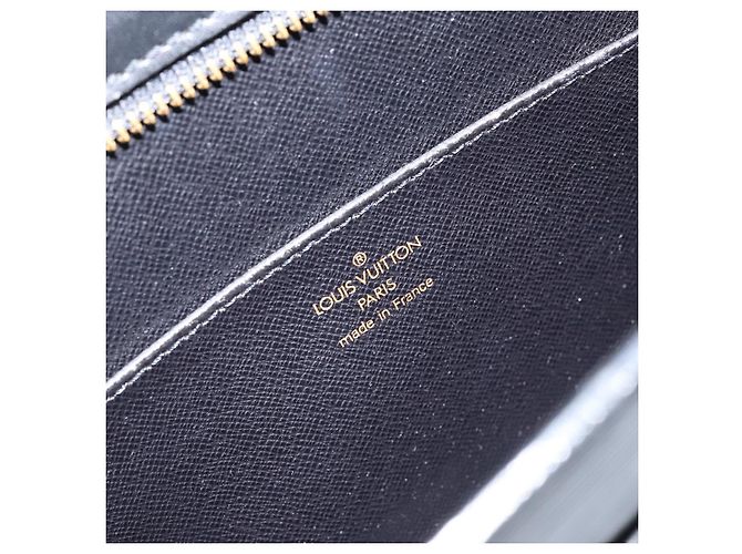 LOUIS VUITTON Pochette Uomo Epi Borsa a Mano Nera M52522 LV Auth 149707 Nero - vista 17