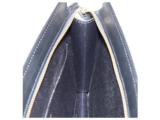 LOUIS VUITTON Pochette Uomo Epi Borsa a Mano Nera M52522 LV Auth 149707 Nero - vista 18