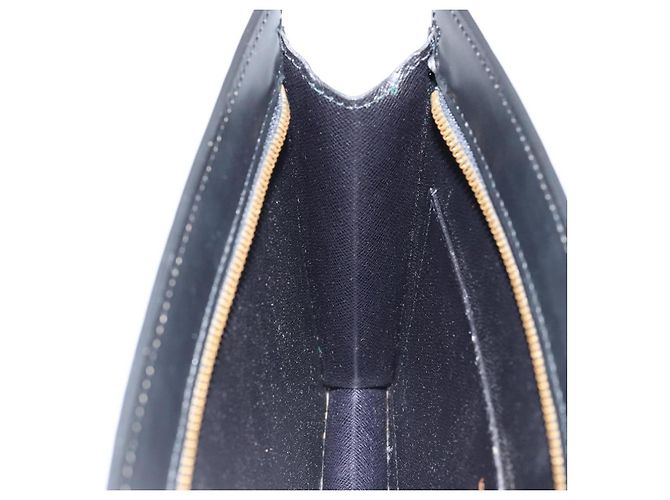 LOUIS VUITTON Pochette Uomo Epi Borsa a Mano Nera M52522 LV Auth 149707 Nero - vista 19