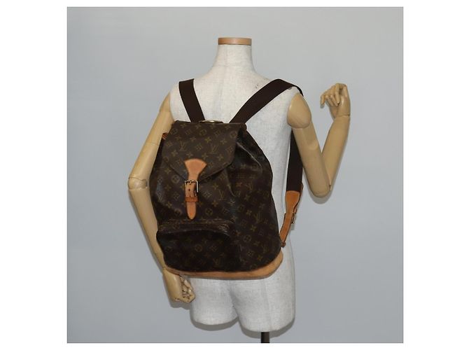 LOUIS VUITTON Zaino Monogram Montsouris GM M51135 LV Auth BA5703 Monogramma - vista 26