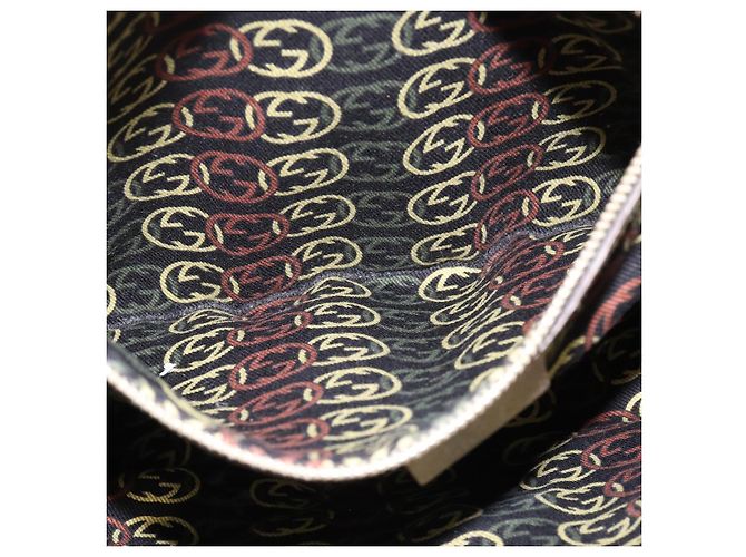 GUCCI Borsa a Spalla Intrecciata in Pelle Champagne Oro 167732 Auth BA6203 - vista 21
