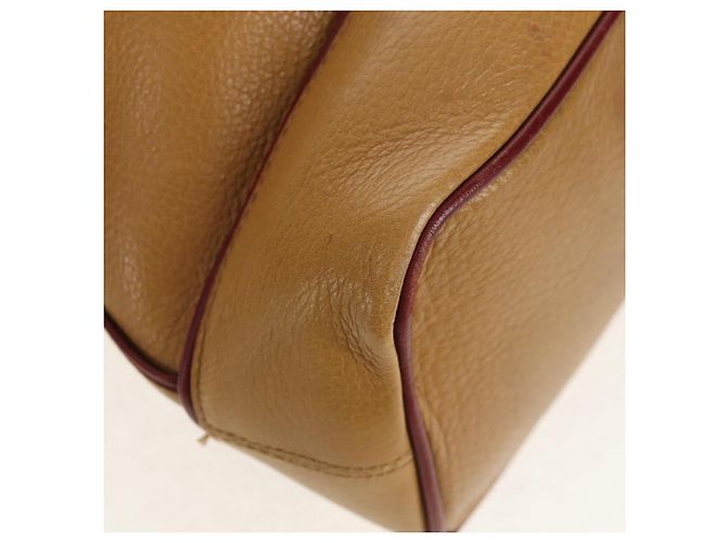 Cartier Borsa a spalla in pelle beige Auth 151907 - vista 11
