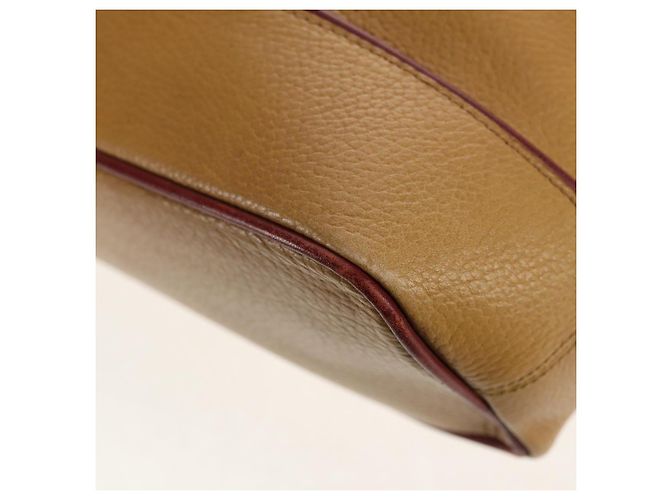 Cartier Borsa a spalla in pelle beige Auth 151907 - vista 17