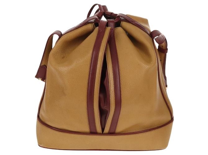 Cartier Borsa a spalla in pelle beige Auth 151907 - vista 2