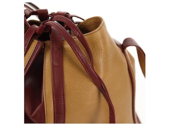 Cartier Borsa a spalla in pelle beige Auth 151907 - vista 20