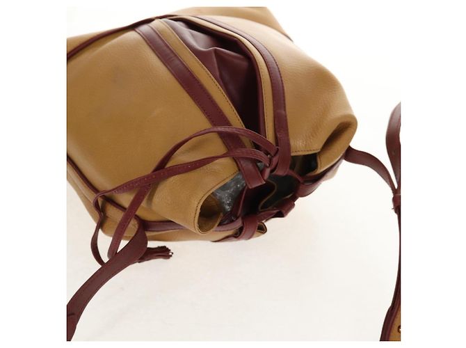 Cartier Borsa a spalla in pelle beige Auth 151907 - vista 7