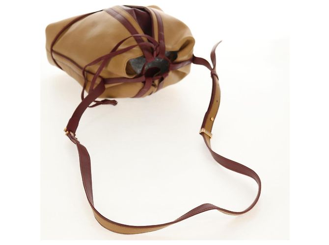 Cartier Borsa a spalla in pelle beige Auth 151907 - vista 8