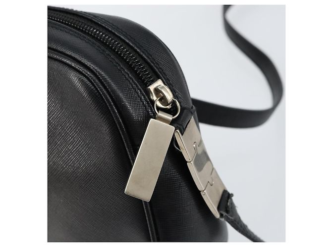 Borsa a Spalla in Pelle Nera Salvatore Ferragamo Auth 151842 Nero - vista 10