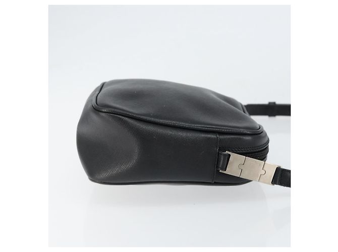 Borsa a Spalla in Pelle Nera Salvatore Ferragamo Auth 151842 Nero - vista 3