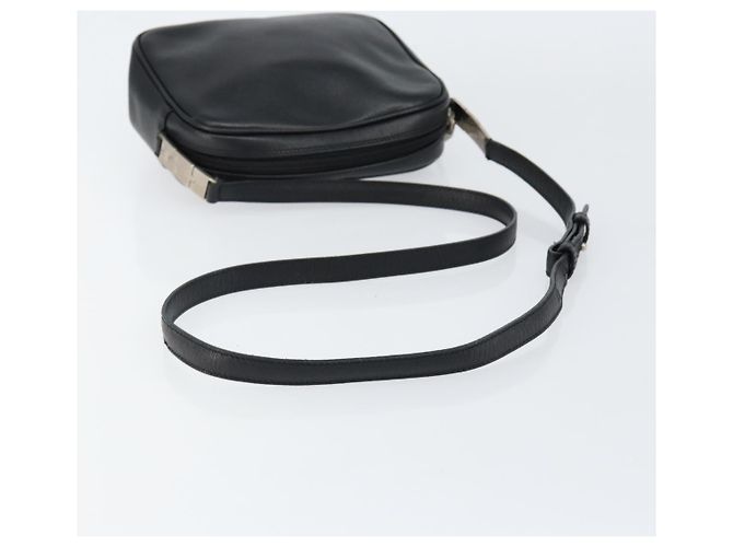 Borsa a Spalla in Pelle Nera Salvatore Ferragamo Auth 151842 Nero - vista 7