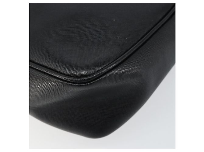 Borsa a Spalla in Pelle Nera Salvatore Ferragamo Auth 151842 Nero - vista 9