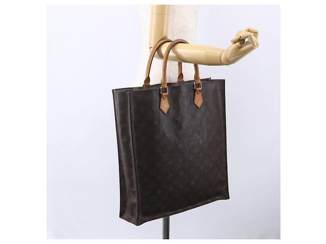 LOUIS VUITTON Borsa Sac Plat Monogram M51140 LV Auth bs30682 Monogramma - vista 19