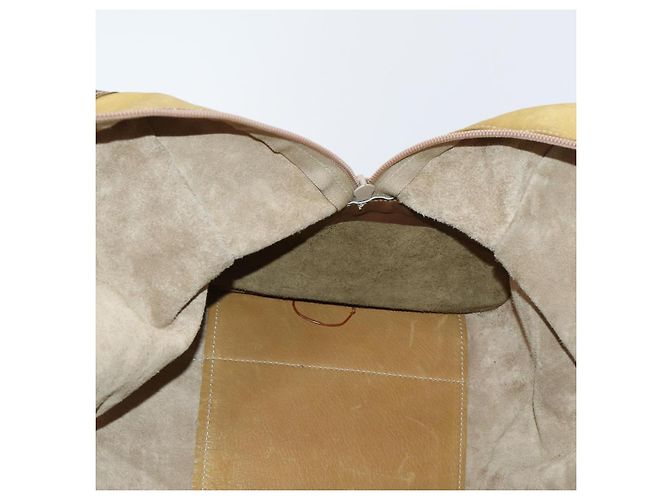 Borsa a mano LOEWE Anagram Amazonas in pelle Beige Gold Auth 151947 D'oro - vista 18