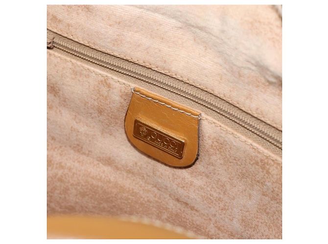 Gucci Borsa a Spalla Micro GG Supreme PVC Beige Oro 001 113 0942 Auth ep12096 D'oro - vista 16
