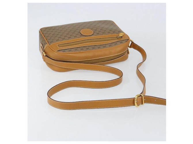 Gucci Borsa a Spalla Micro GG Supreme PVC Beige Oro 001 113 0942 Auth ep12096 D'oro - vista 7