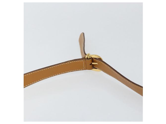Gucci Borsa a Spalla Micro GG Supreme PVC Beige Oro 001 113 0942 Auth ep12096 D'oro - vista 8