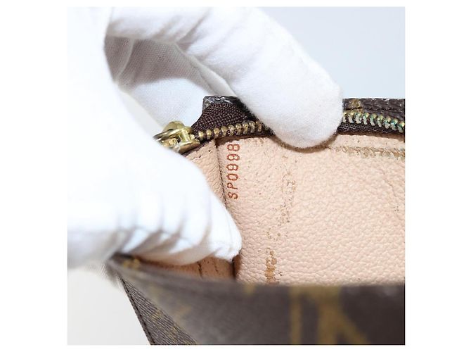 Bucket LOUIS VUITTON Monogramma Secchiello GM Pochette Accessorio LV Auth th6479 - vista 12