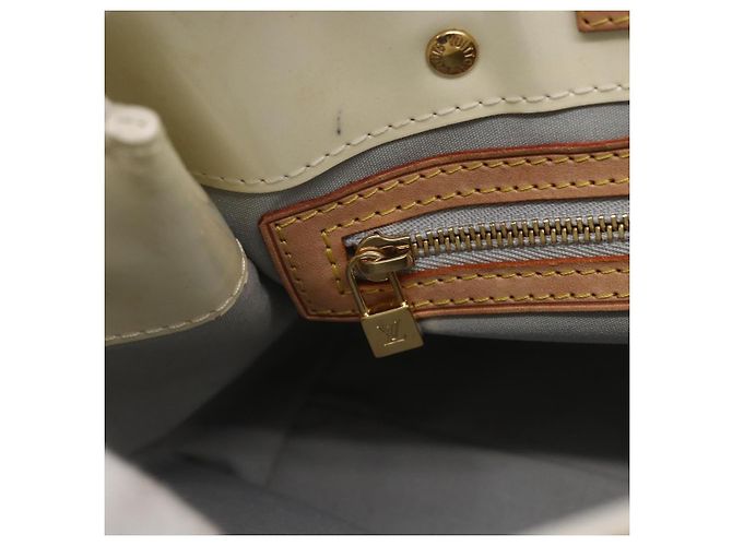 LOUIS VUITTON Borsa a Mano Monogram Vernis Reade PM Perle M91336 LV Auth 153943V - vista 10