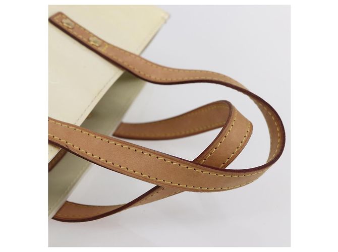LOUIS VUITTON Borsa a Mano Monogram Vernis Reade PM Perle M91336 LV Auth 153943V - vista 7
