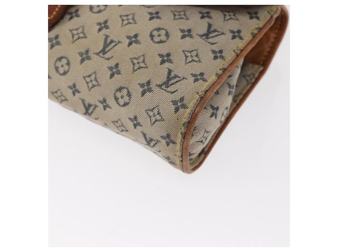 LOUIS VUITTON Bolsa de Ombro Mini Camille com Corrente Monograma Azul M92002 Auth 153870 - vista 16