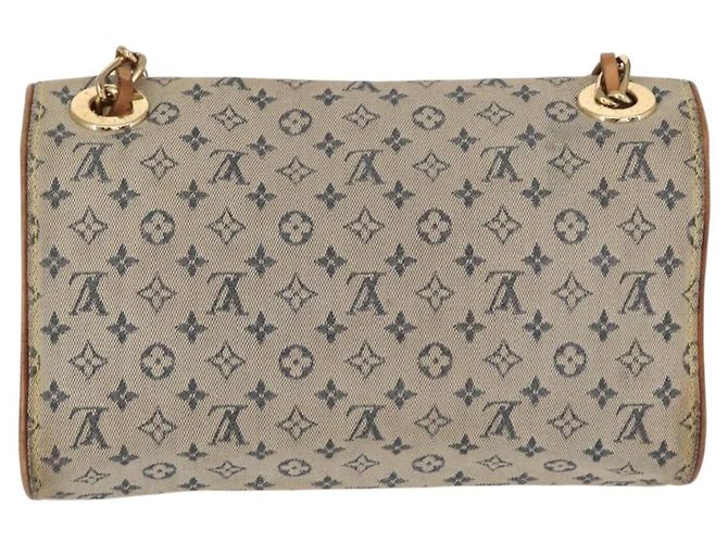 LOUIS VUITTON Bolsa de Ombro Mini Camille com Corrente Monograma Azul M92002 Auth 153870 - vista 2